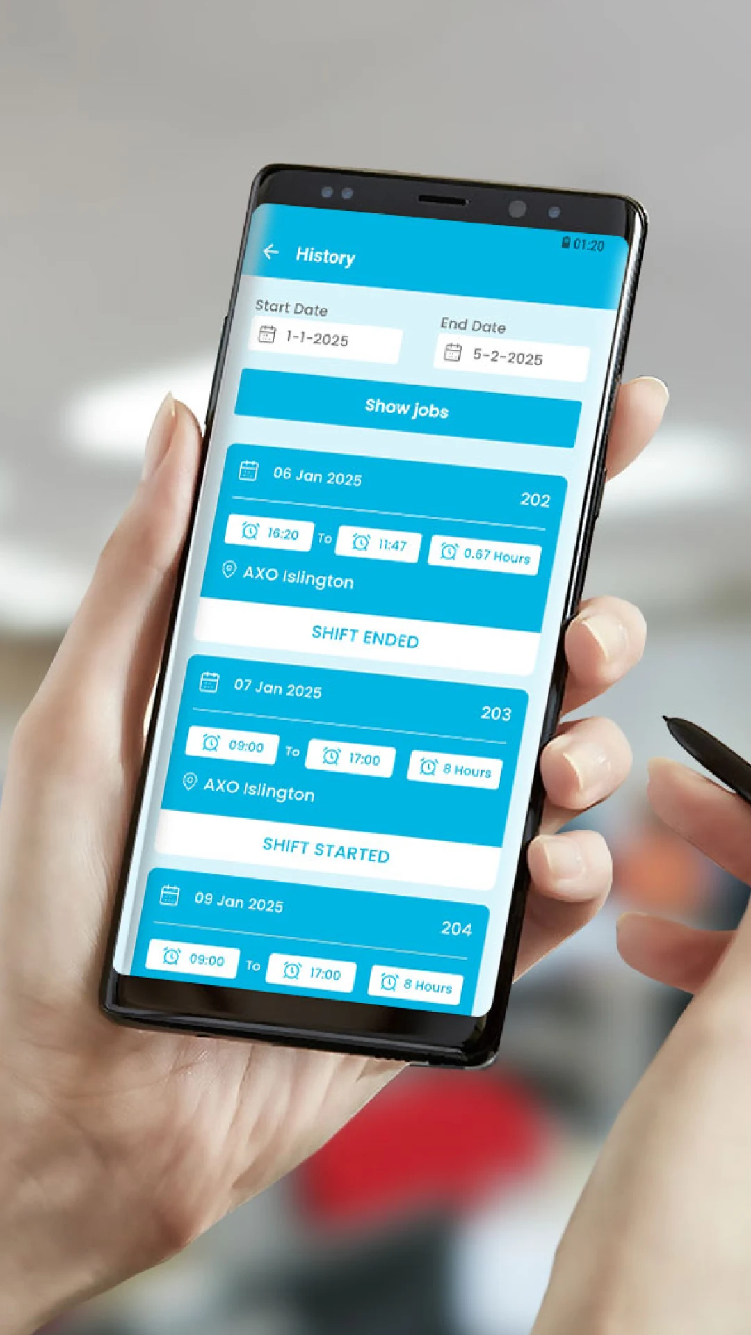 Shift History and Analytics