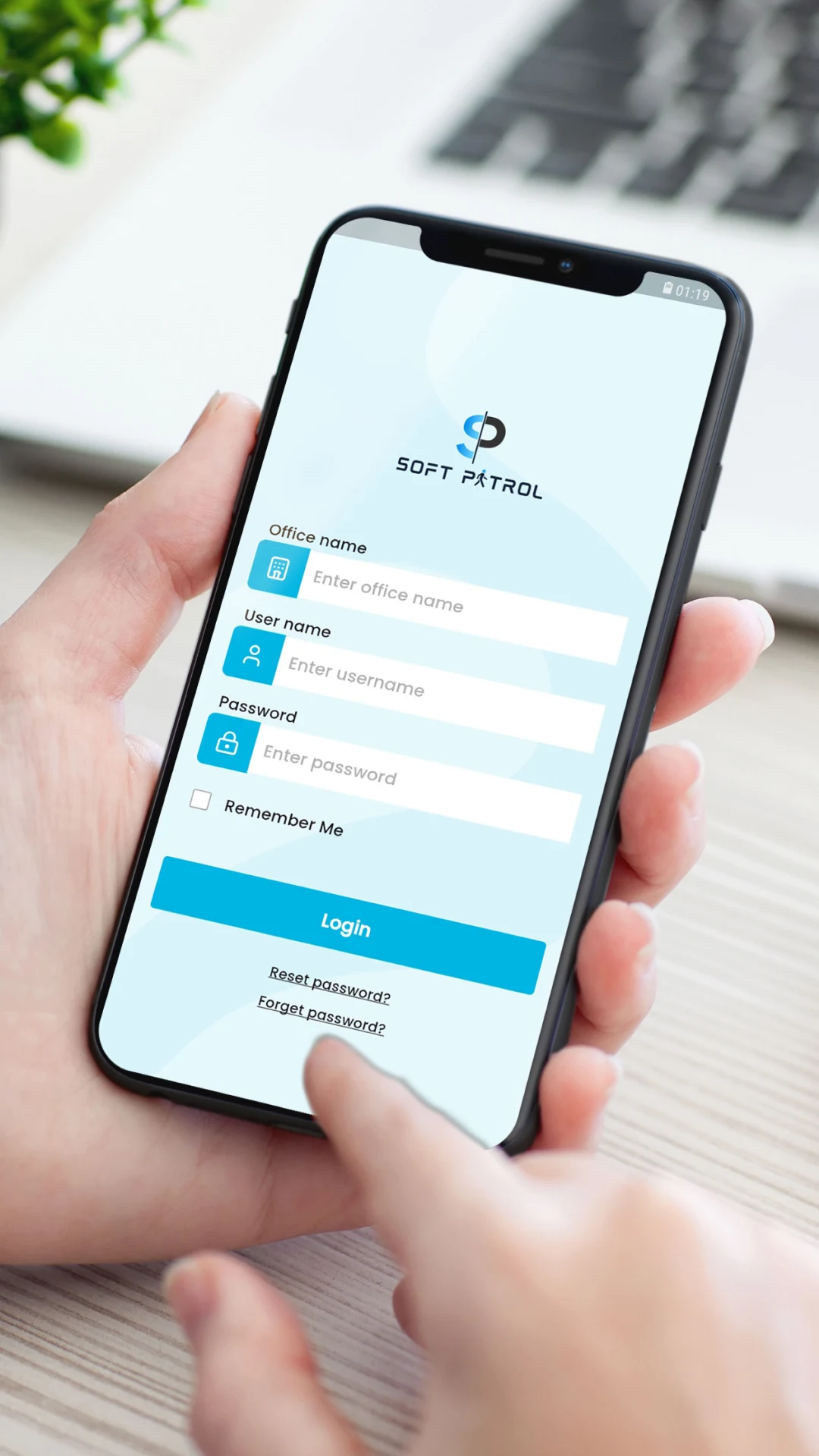 Softpatrol Login Interface